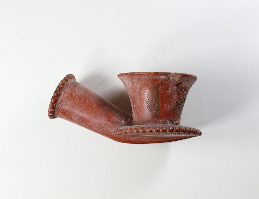 Persian Terracotta Chibouk Pipe Image